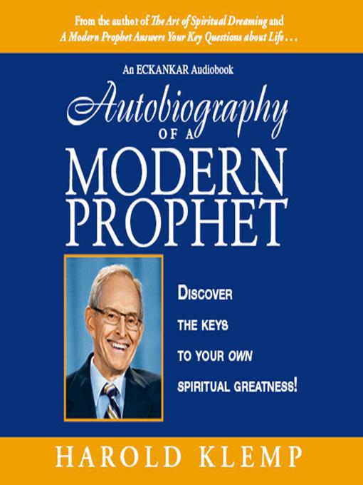Title details for Autobiography of a Modern Prophet by Harold Klemp - Wait list